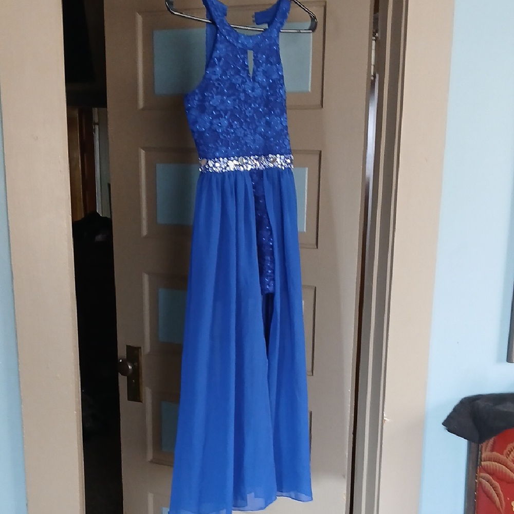 Elegant Blue Kids Dress
